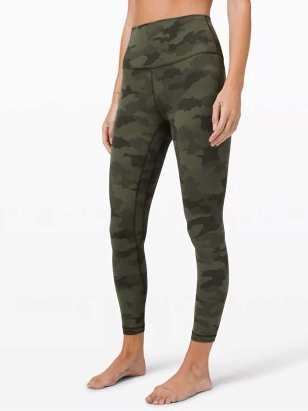 Lululemon align High-Waist Camo Leggings - Olive Camo